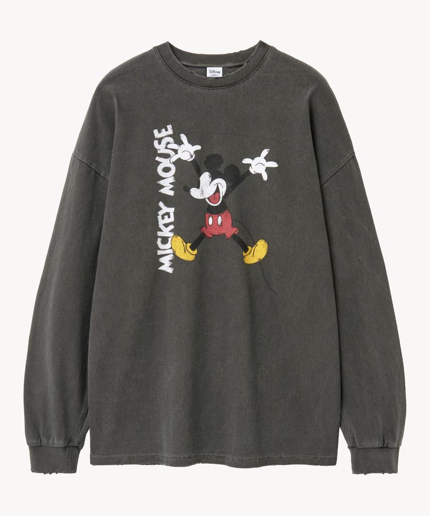 VTWO Vintage Jump_ Mickey_ Long Sleeve Tee