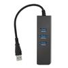 Kubick USB 3.0 3-Port Hub with RJ45 Ethernet