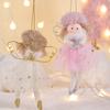 Stoffengel-Puppe Anhänger Schmuckstück Leichte Dekoration für Kinder Dekorative Weihnachtsbaum-Accessoires