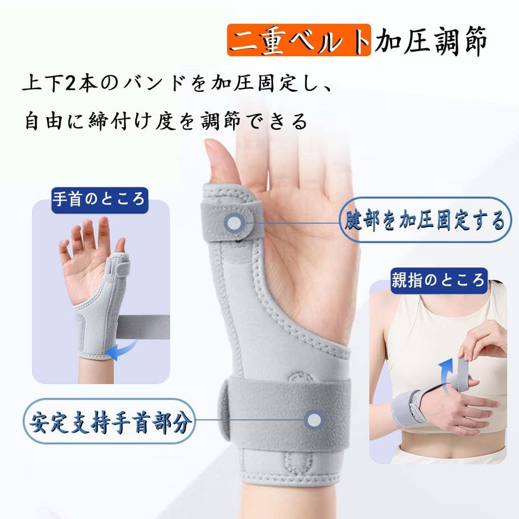 Wrist and Thumb Support by a Physical Thumb Base Stabilizes and Adjusts Prevents Ideal for Unisex [Strong Support/Supervised Therapist] Support,