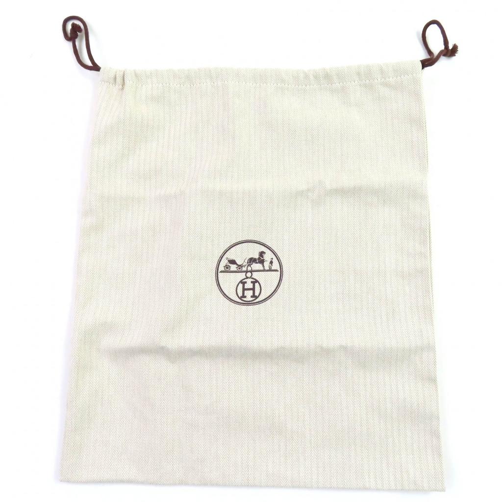 Excellent HERMES Beret Santreno Leather with Serie Buttons Wine-red Cashmere Women 58 Used