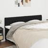 Vidaxl Bed Headboards, 2 Pcs, Black, 100X7X78/88 Cm, Fabric