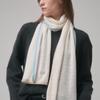 Saint Luxure 100% Cashmere Basic Line Muffler Cream Blue