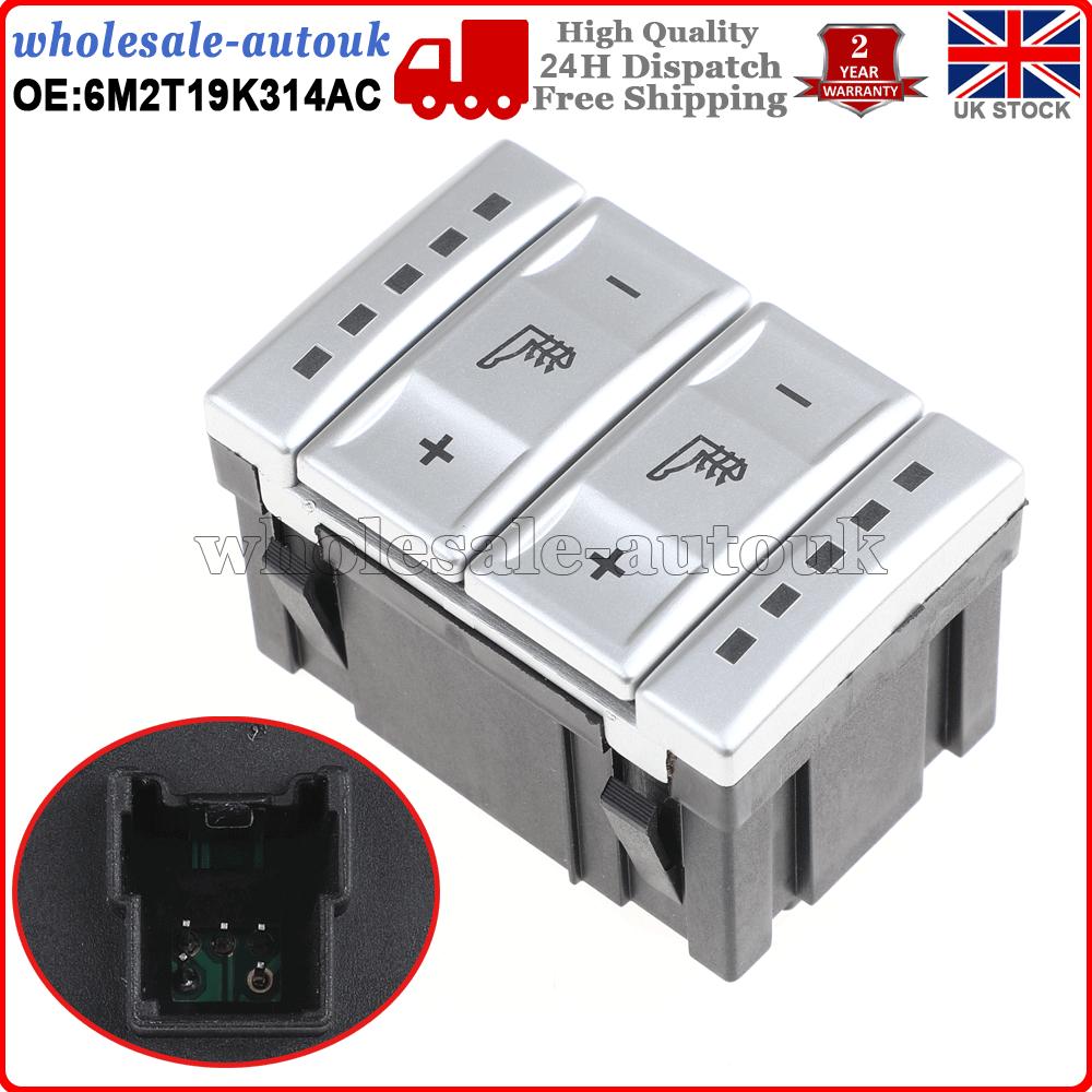 Heated Seat Switch For Ford Mondeo MK4 Galaxy MK3 S-MAX 2006-2010 6M2T19K314AC