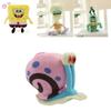 Cute Short Plush Cartoon Octopus Crab Starfish Snail Spongebob Series Toy Set