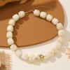 Retro European-American Layered Necklace with Colorful Acrylic Beads
