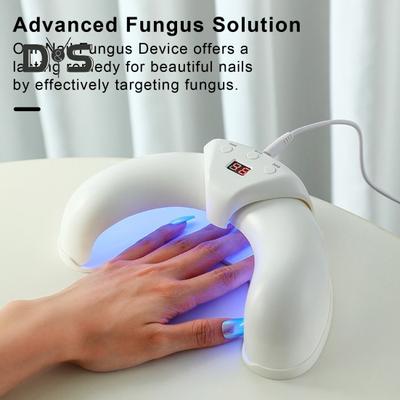 Nail Fungus Treatment Device 905nm Infrared Light 470nm Blue Light Toenail Fingernail Fungal Cleaning Onychomycosis Removal LED Therapy Lamp