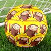 Curious George And Elephant Adventure Size 5 Soccer Ball,Indoor/Outdoor Suitable for Training Matches Tournaments Practice Games Perfect Gift for Fan