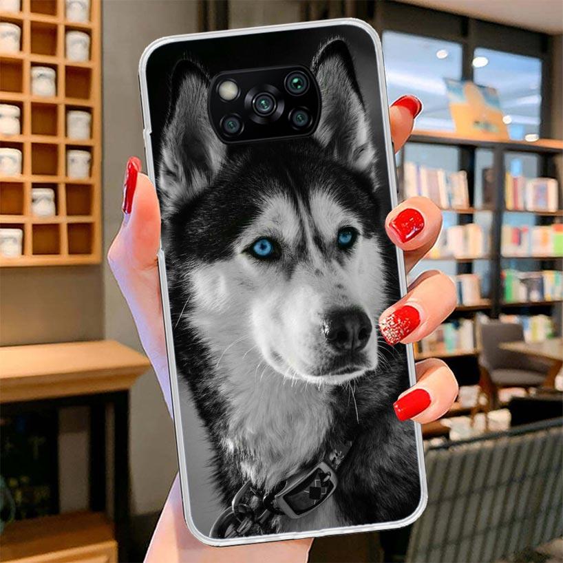 Siberian Husky Dog Cover Phone Case For Xiaomi Poco F7 Ultra X7 X6 X5 Pro M7 Redmi 15C 15 13C 13 12C 12 10C 10 9A 9C 9T 9 Shell