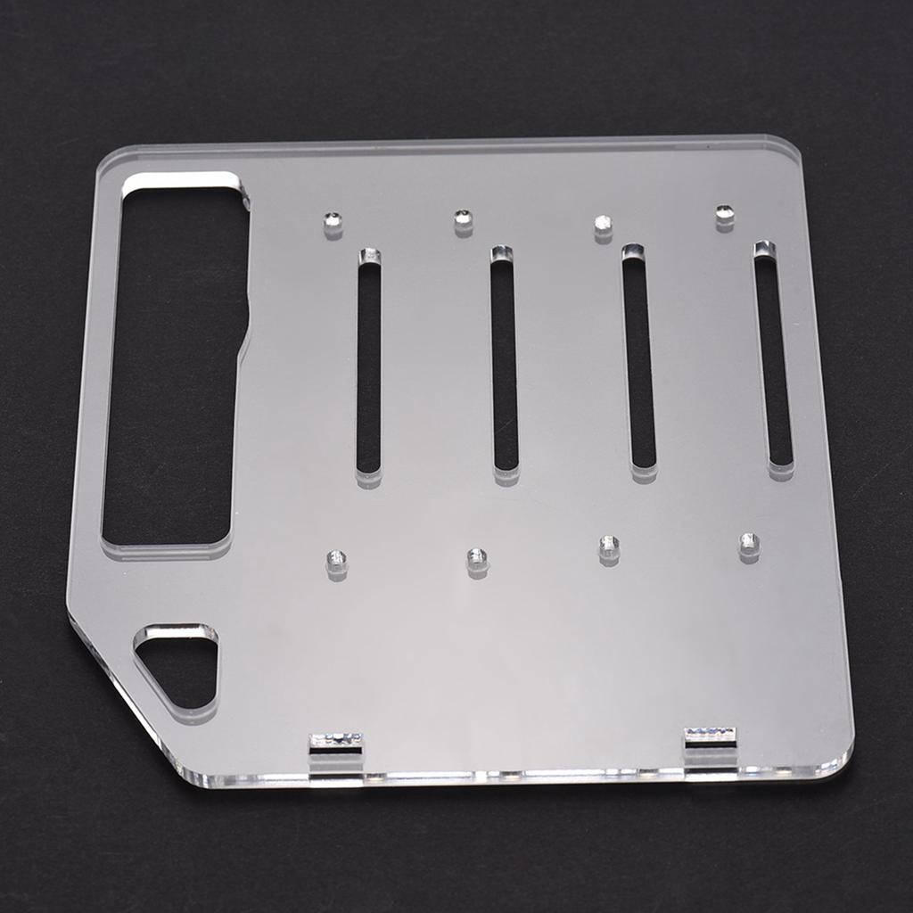 Festplatten Rack Festplatten Halterung Gehäuse 4 6 8 10 Einschübe Acryl DIY Kühllösung für mehrere 3,5" HDDs Fest
