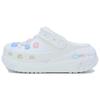Crush Clog EVA Fashion Casual Comfortable Versatile Hole Shoes Unisex White