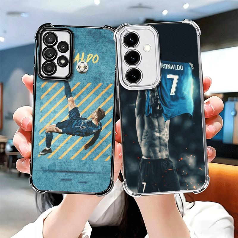 Fußballstar R-Ronaldo C-CR7 Weiche Handyhülle für Samsung A17 A27 A07 A37 A57 A16 A56 A15 A55 A14 A54 A13 A53 A26 A36 A25 A35 A2