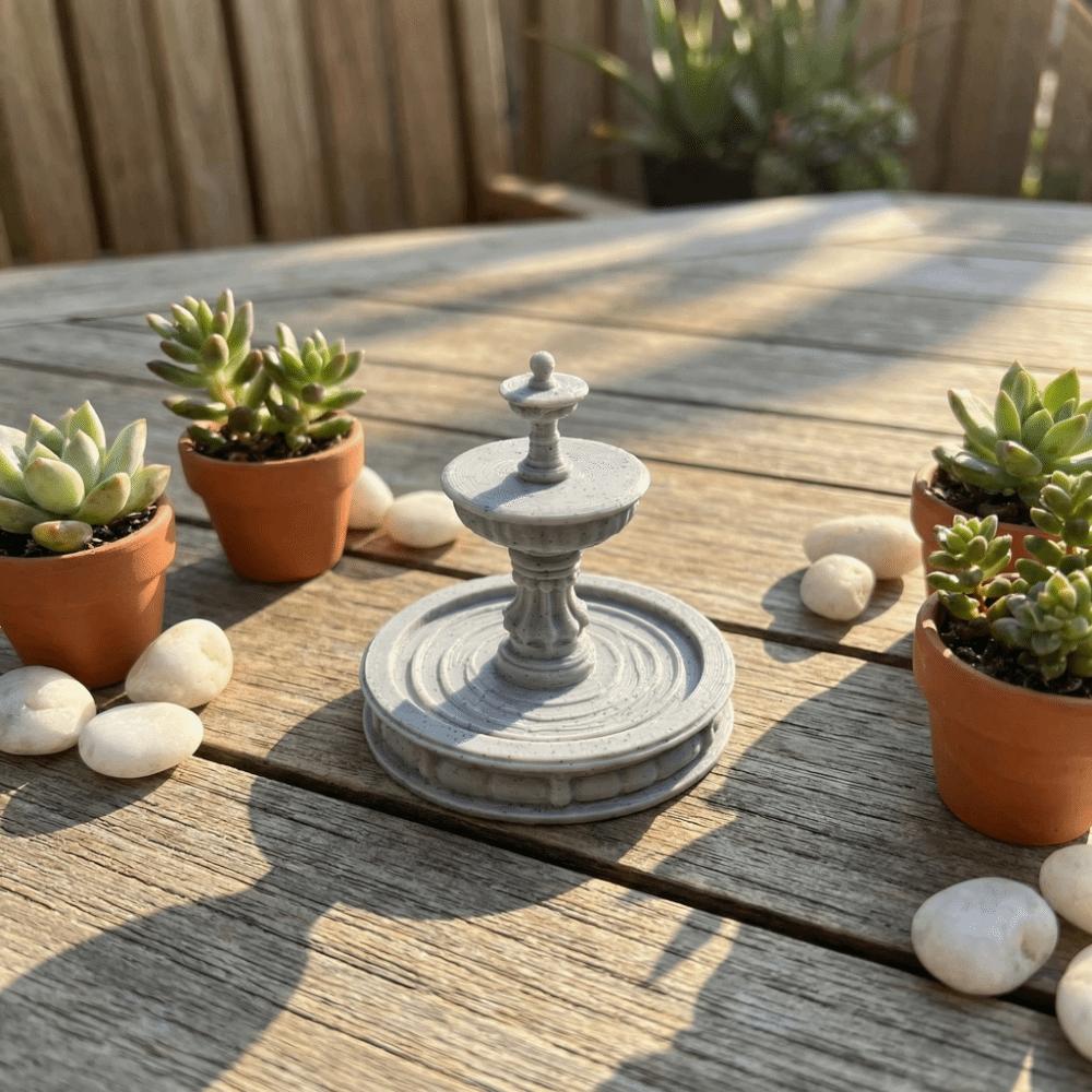 Funny Fountain Props 3D Print Garden Ornaments Fashion Home Decorations  For Home