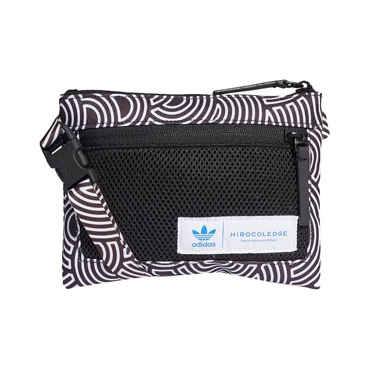 

New Adidas HIROKO Hiroko Collaboration Polyester Sports Sling Bag Regular Unisex Black GM8723 20.1*1.5*14.0CM