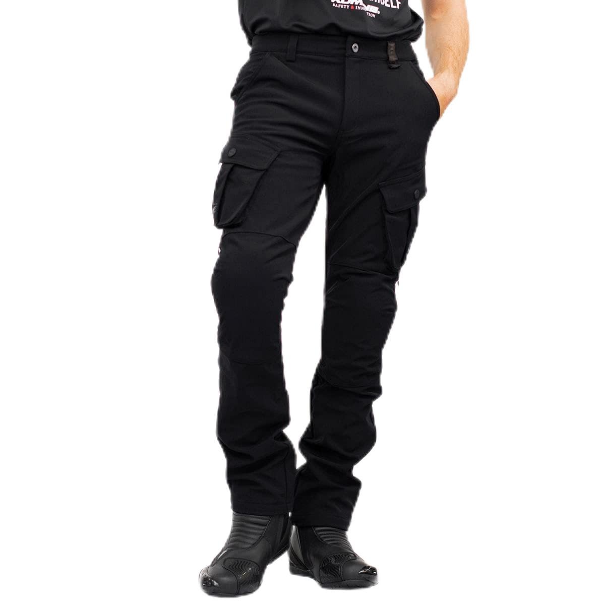 

Motorcycle Pants Protective Windproof Warm Cargo Pants Windproof For Black L [KOMINE] PK-926 Autumn/Winter 07-926 чорний