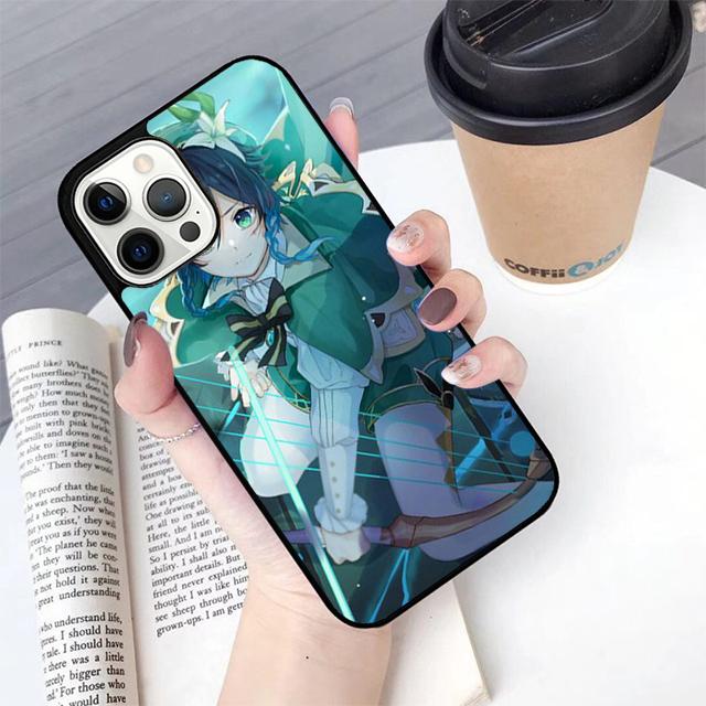Genshin Impact Venti Phone Case For Apple iPhone 17 Air Pro Max Plus Coque For iPhone 17 Air 14 15 16 13 12 Max Cover