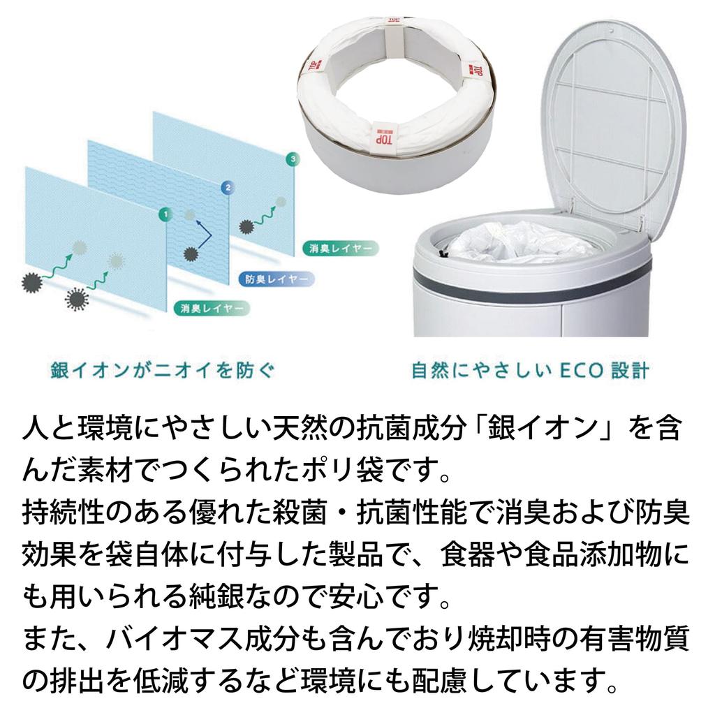 Diaper Disposal Trash Can 21L with 1 Baby Care Use Body 3 Cassettes Light DEO/PAIL Cassette, Deodorizing, Deodorizing, Antibacterial, (main +