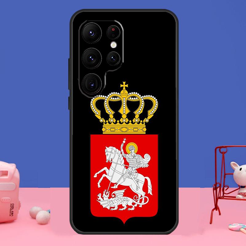 Georgia Flag Case For Samsung Galaxy S23 S24 Ultra S21 S22 Plus Note 20 Note 10 S8 S9 S10 S20 FE Cover