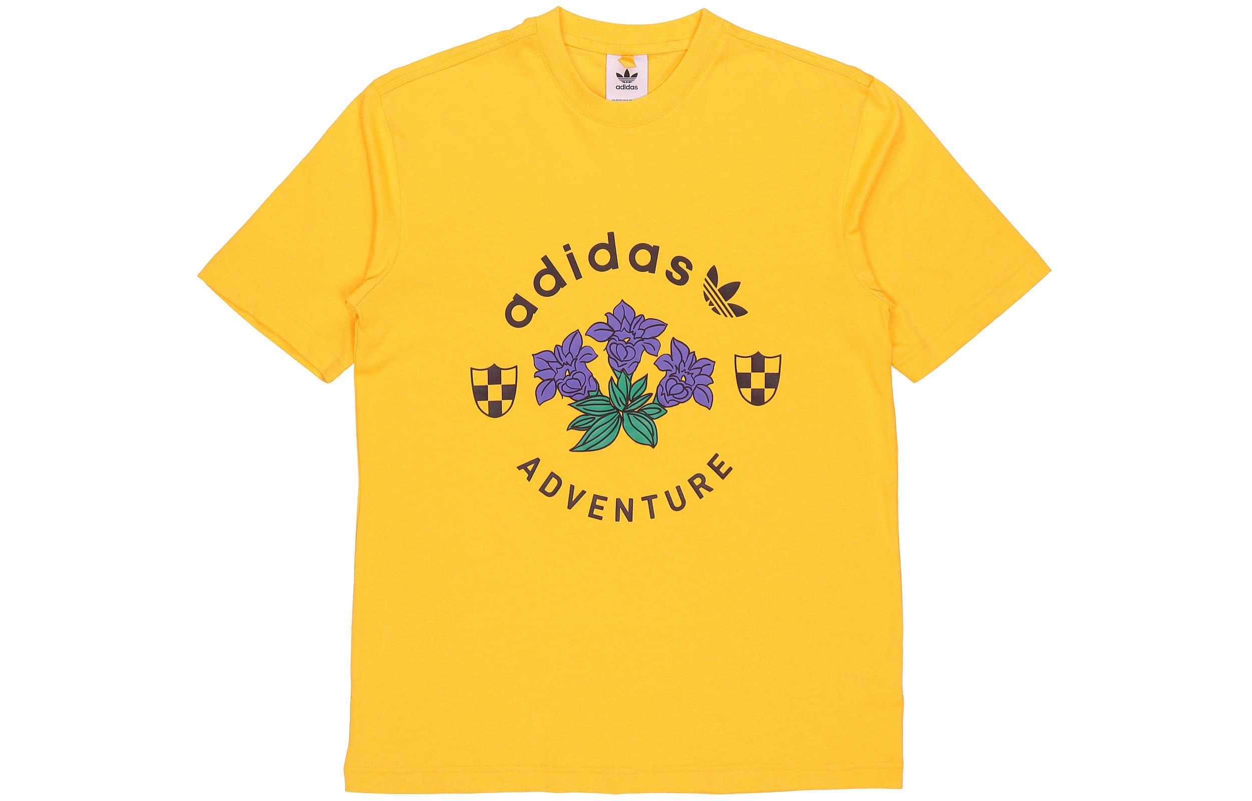 Adidas Originals Adventure T Shirt Men s Sunlight Yellow GD5607 M