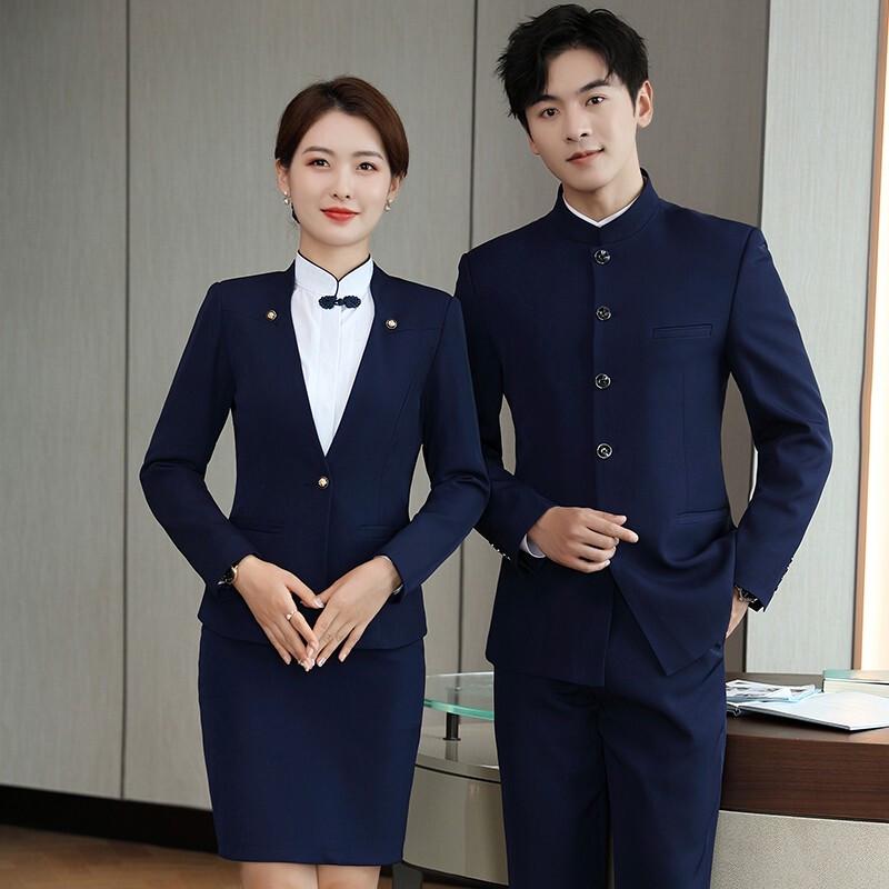 Женский деловой костюм в китайском стиле Tluoman L