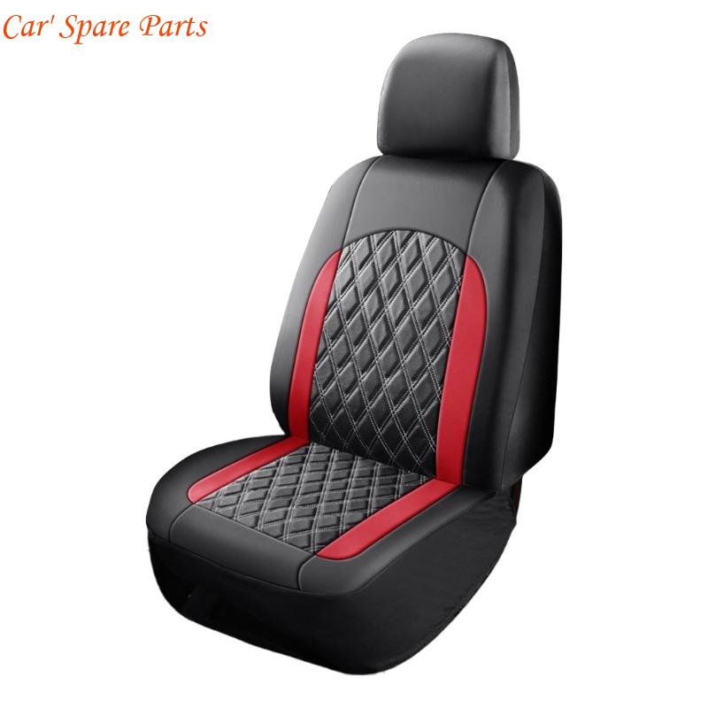 Y4UA Universelle Auto-Ledersitzbezüge Mit Diamant-Steppdesign Für Limousine SUV