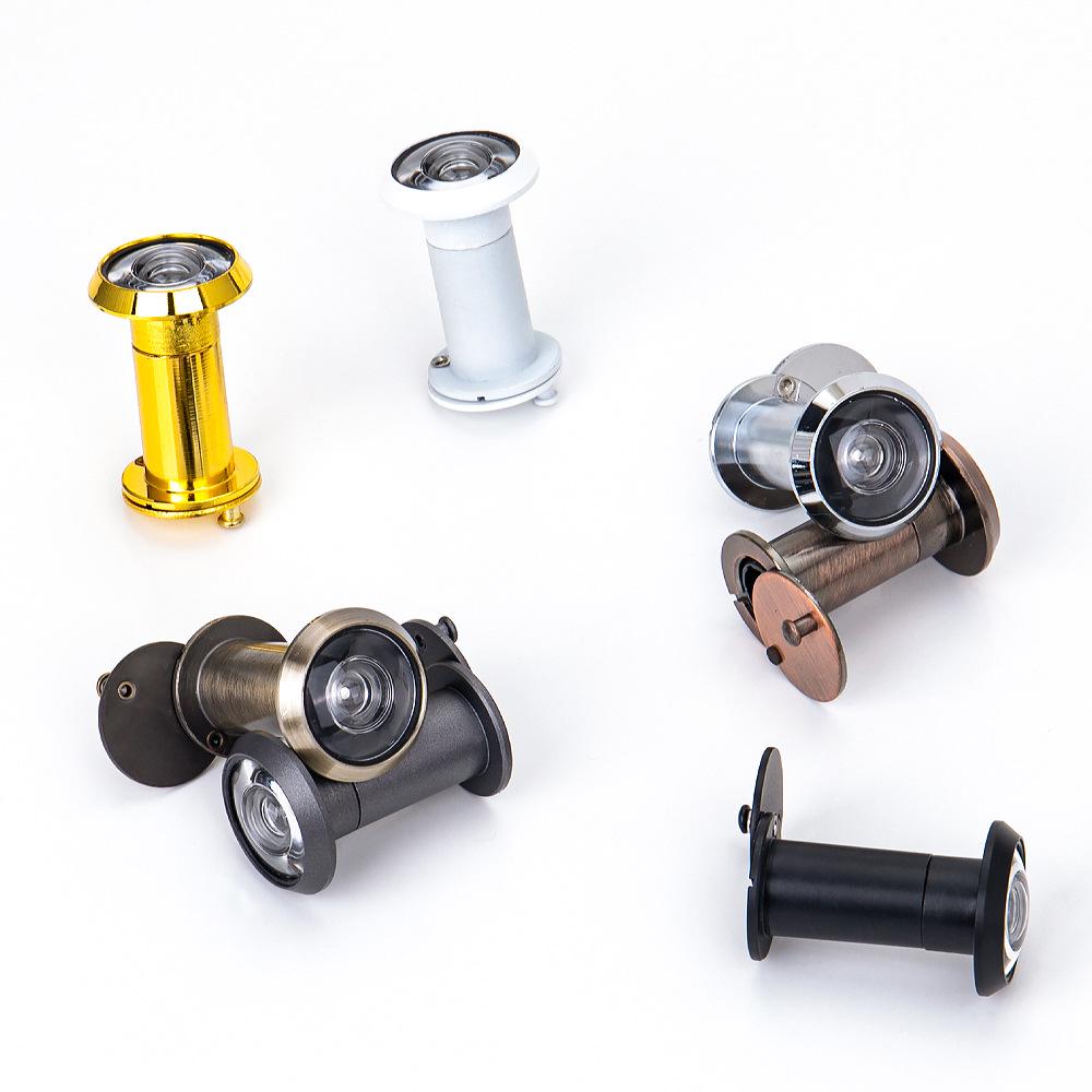 Zinc Alloy Adjustable Peephole Viewer - Anti-pry HD Cat Eye for Apartment Doors