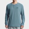 Under Armour Logo Breathable Henley Long Sleeve T-Shirt Men Tops 6010174-587