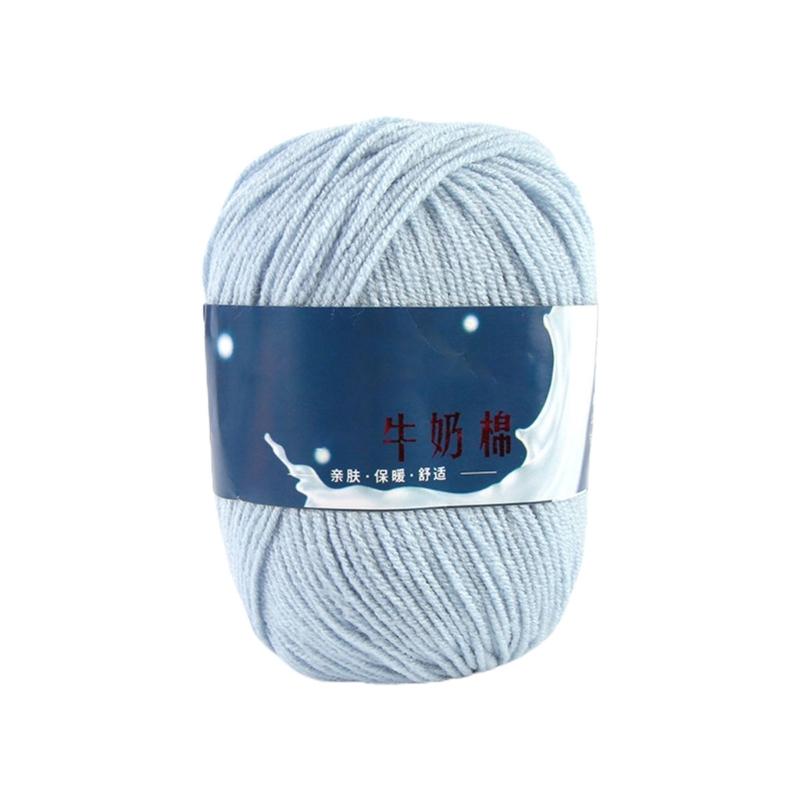 DIY Knitting Yarn Cotton Yarn Cream Hand Washable Knitted Yarn Easy To Store
