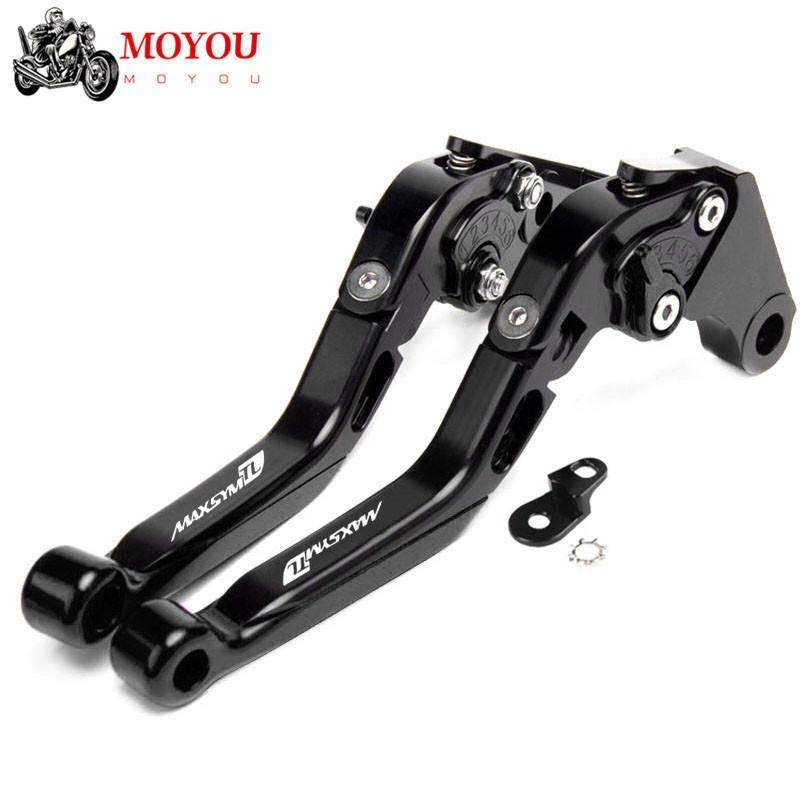 For SYM MAXSYM TL 500 Maxsym TL500 2020-2025 New Motorcycle Folding Extendable Brake Clutch Lever With Parking Function