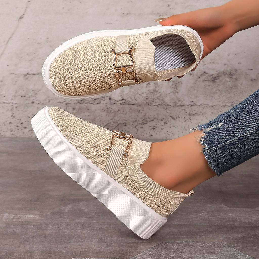 Fashion 2024 Summer New Comfort Casual Women's Shoes Fashion Soft Sole Breathable Hollow Out Flat Shoes for Women Zapatos De Mujer