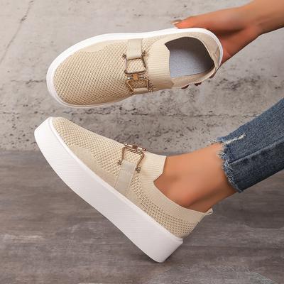 Mode 2024 Sommer Neu Komfort Lässig Damen Schuhe Mode Weiche Sohle Atmungsaktiv Ausgehöhlt Flache Schuhe für Damen Zapatos De Mujer