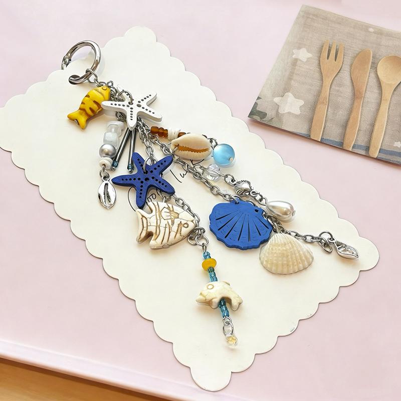 Yogodlns Starfish Sea Star Mini Backpack Hanging Handbag Pendant Bag Pendant Bags Accessories