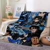 Gotham Knights Flannel Blanket Throw Blanket Soft Warm Sofa Bed Camping Car home Decor Unique Christmas Gift C9301320