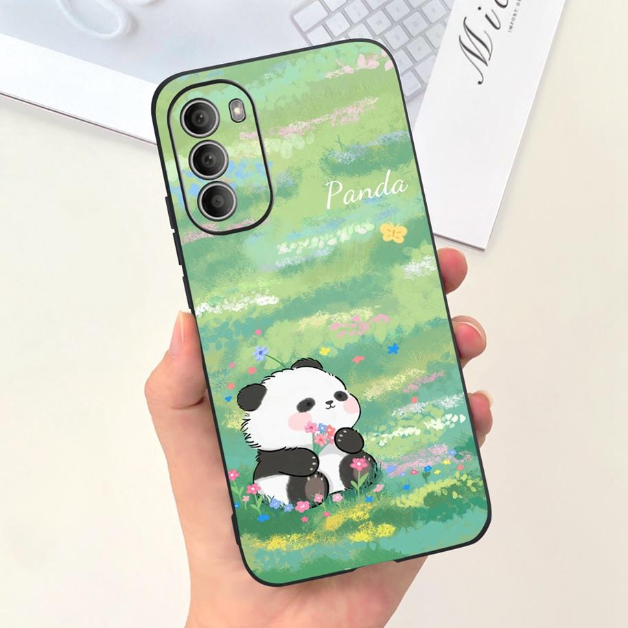 For Motorola Moto G51 G71 5G Case XT2171-2 XT2171-1 XT2169-1 Shockproof Cover Cute Rabbit Flower Phone Cases For Moto G31 Bumper