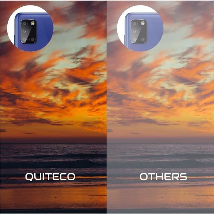 Film de Protection Caméra - BOOLING - Samsung Galaxy A31 - Lot de 2 - Verre Trempé - Transparent