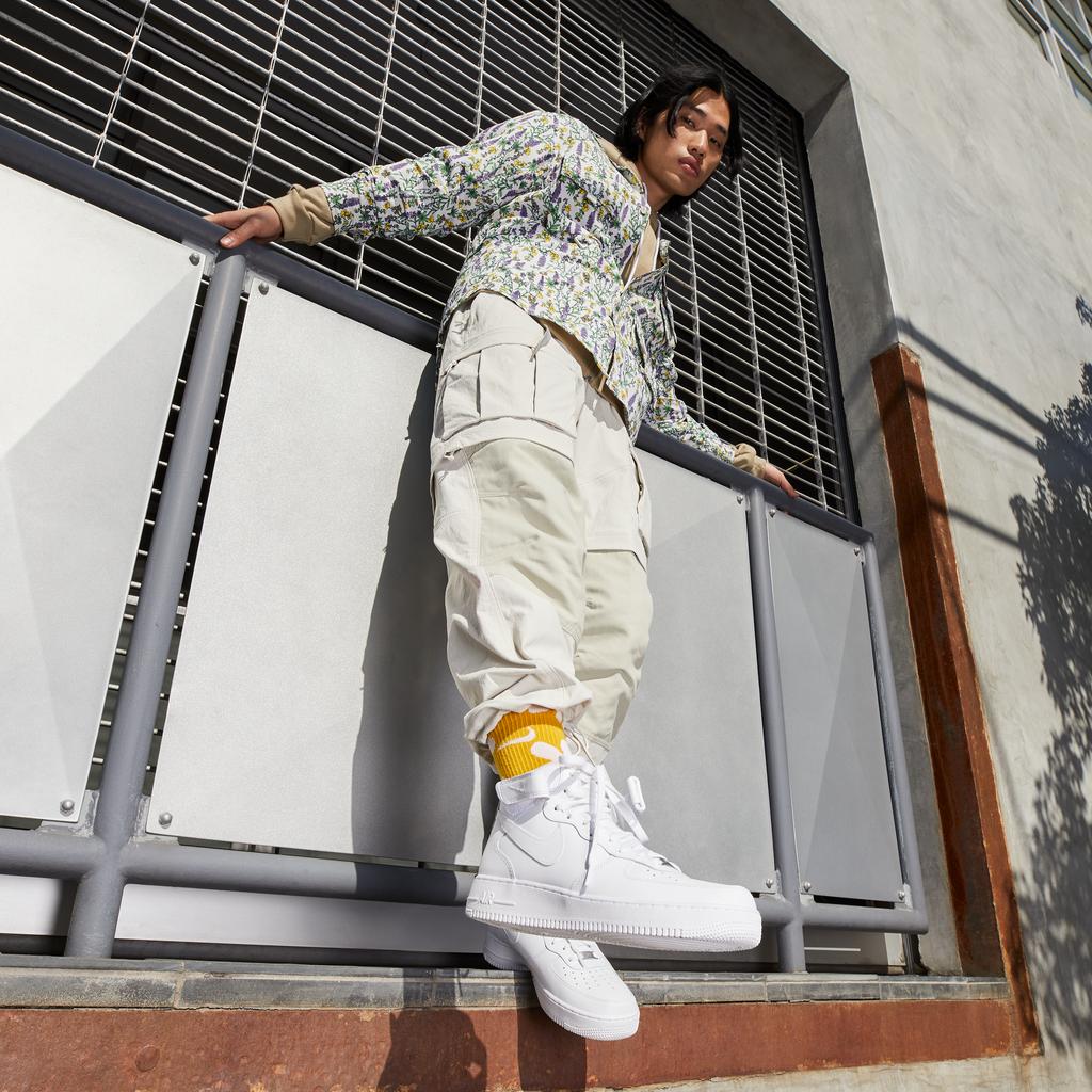 Nike Air Force 1 Mid '07 'Triple White' pour homme