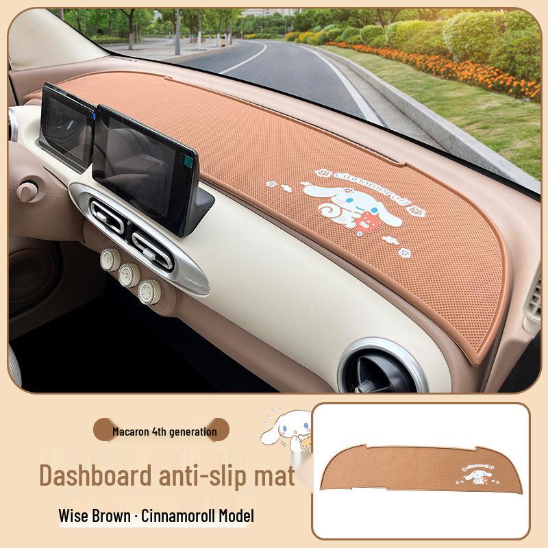 Anti-Slip Dashboard Mat for Wuling Hongguang Mini Macaron 4th Gen, Sun-Shielding for 4-Door Peihui, Fits 25 Models