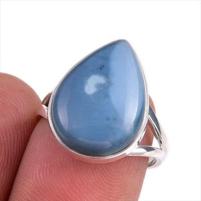 Natural Owyhee Opal Gemstone 925 Solid Sterling Silver Jewelry Ring Size 7 p2G61