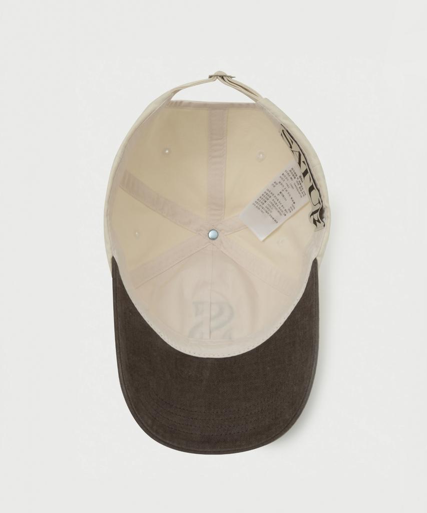 Seteo Vintage Mix Casual Ball Cap Cream Brown