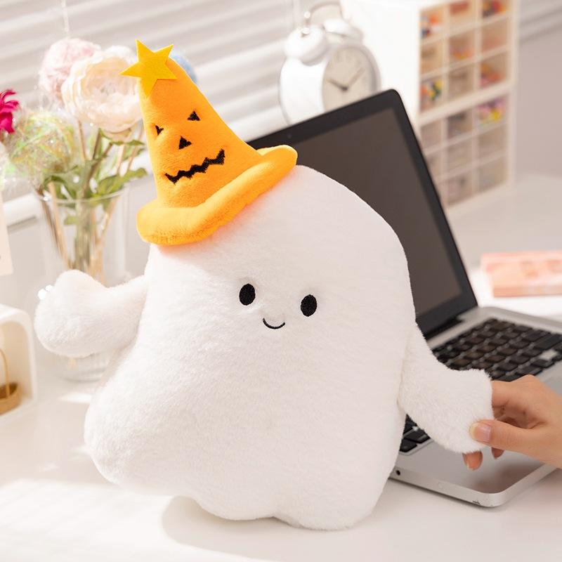 Halloween Pumpkin Doll Decoration Plush Toy Demon Ghost Pillow Super Soft Cushion Cute Little Pumpkin Doll