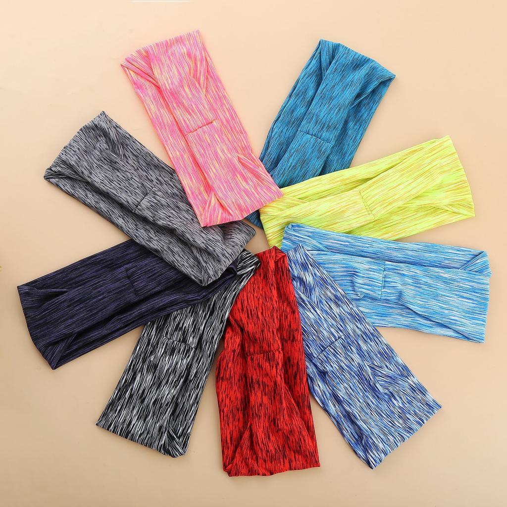 Fitness Headband Sweat-wicking Breathable Running Headband Headband Men and Women Elastic Headscarf Yoga Headband