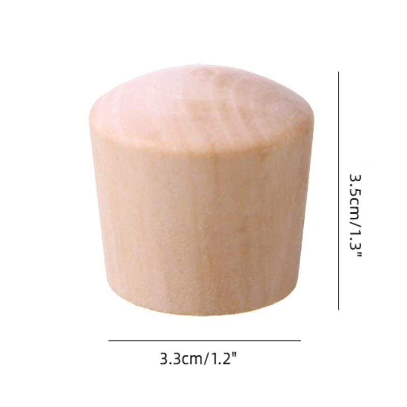 Pot Lid Handle Universal Pot Lid Holding Handle Wood Replaceable Knob Cap Cookware Handgrip Parts Kitchen Accessorie
