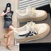 Schmutzabweisende vielseitige moralische Erziehung 2025 beliebte atmungsaktive Studenten-Sportschuhe trendige Board-Schuhe superweiche neue lässige kleine weiße Schuhe