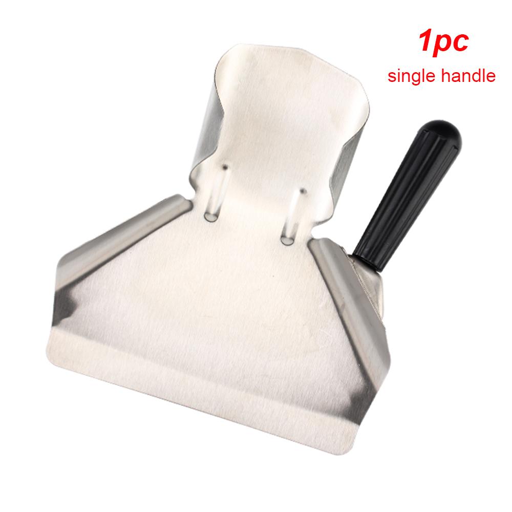 

Лопатка для гамбургеров и картофеля фри из нержавеющей стали, инструменты для выпечки, лопатка для попкорна, инструмент для хранения кофейных зерен, кухонный гаджет