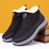 Winter Men Boots Thicken Plush Warm Cotton Shoes Outdoor Non Slip Platform Snow Boots Winter Casual Cotton Shoes Men Ankle Boots