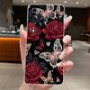 For Huawei Nova Y63 Case NovaY63 Y 63 Phone Cover Clear Silicone Fashion Flower TPU Soft Cases for Huawei Nova Y72s Back Shells