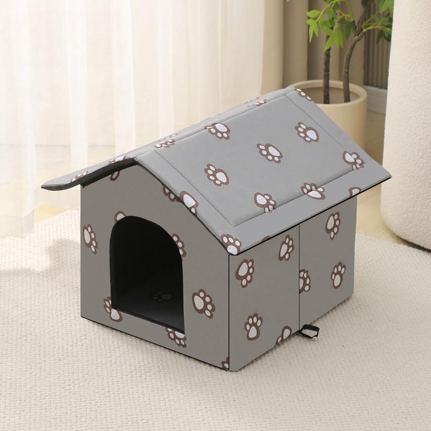 Universal Outdoor Waterproof Cat Nest in All Seasons Breathable Removable and Washable Pet Nest and Warm Dog Nest in Winter