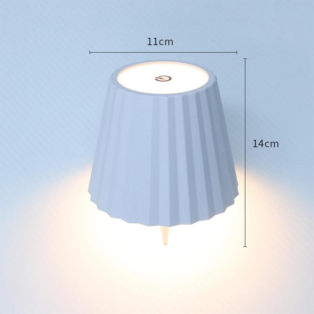 Wireless Touch Control Bottle Table Lamp Reading Usb Rechargeable Adjustable Brightness White Wine Lights Mini Night Light Lamps