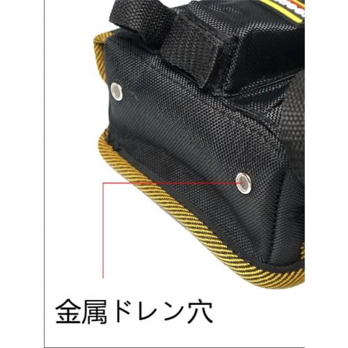 Laxewzul Waist Bag, Tool Pouch, Nail Pouch with Detachable Tool Holder, Waterproof, Durable, Lightweight Nylon Material, Belt Attachable, Small Item S