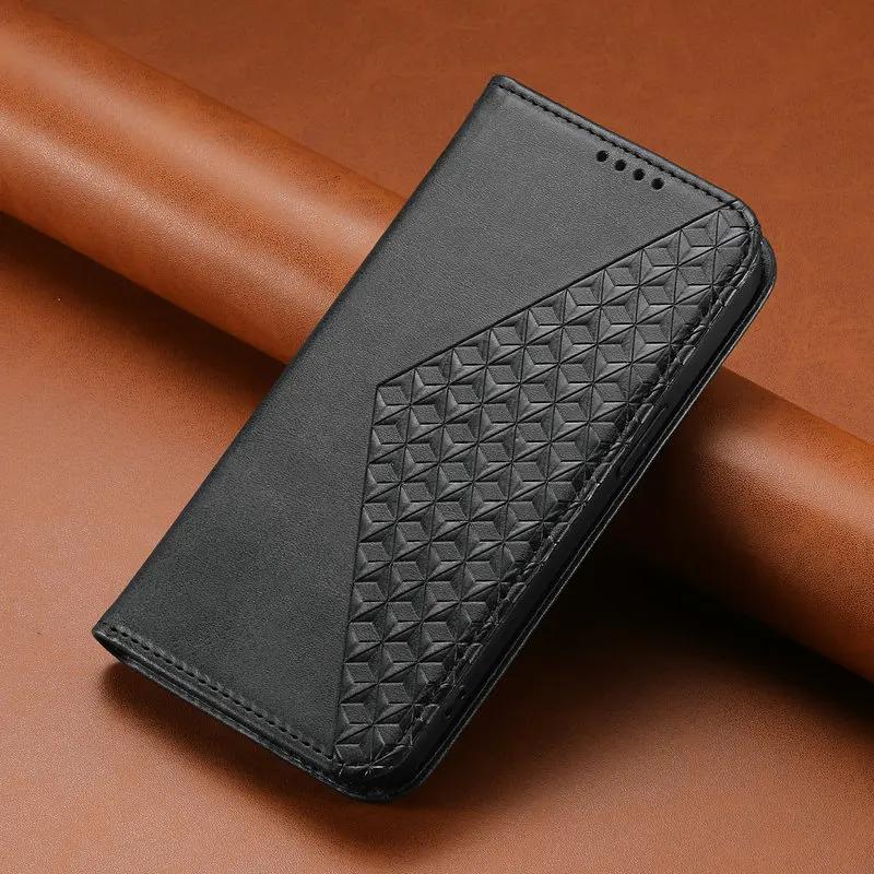 M13 M15 M35 M55 5G Magnet Leder Klapphülle Textur Brieftasche Karten Hülle für Samsung Galaxy M54 55 M 35 34 M14 M23 M62 M32 M12 Etui